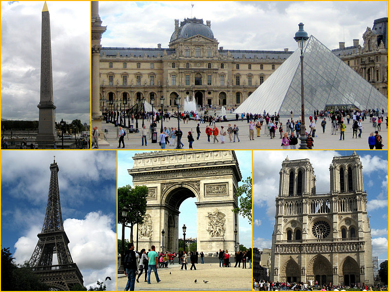 Paris landmarks